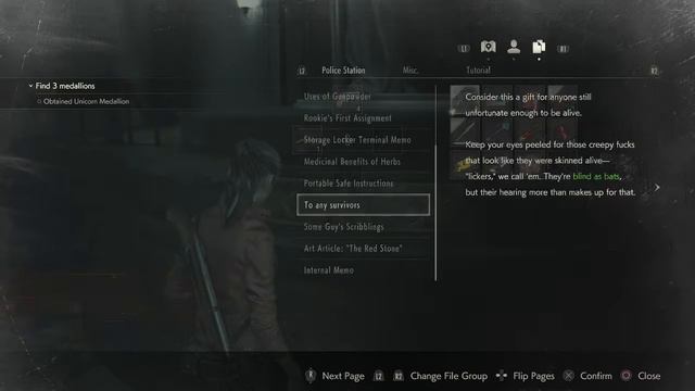 Resident Evil 2 Get Use Unicorn Medallion смотреть онлайн