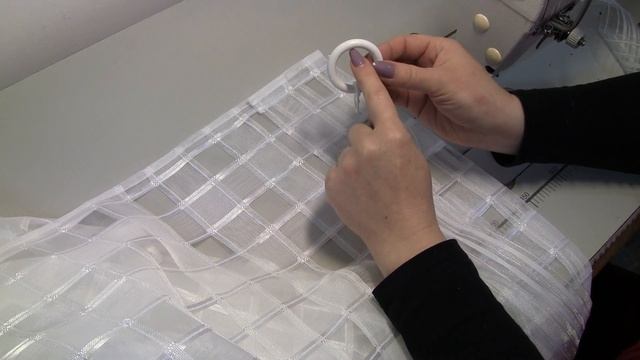 DIY Tulle curtain with your own hands/Tüll für die Küche смотреть онлайн