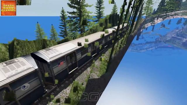 Falling trains BeamNG Drive смотреть онлайн