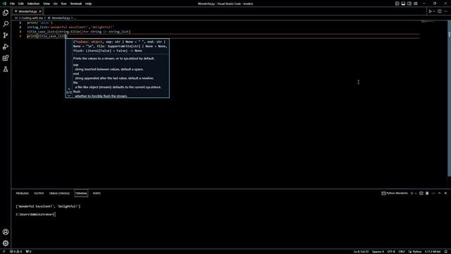 Converting String Elements to Title Case in Python Artificial Intelligence Learn Code Coding Exampl смотреть онлайн