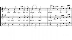 «Христос воскресе» А. Кастальский