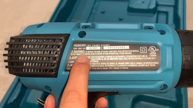 Makita Heat Gun (HG6530VK). смотреть онлайн