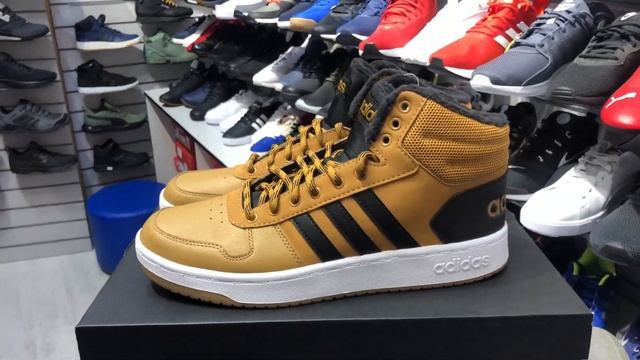 КРОССОВКИ ADIDAS HOOPS 2.0 MID (MESA / CORE BLACK / CLOUD WHITE) смотреть онлайн