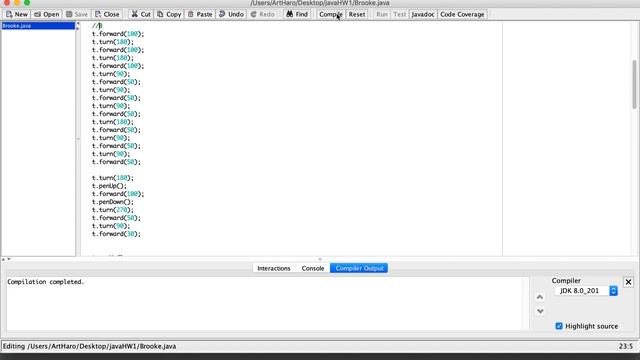 Java Turtle Name Task смотреть онлайн