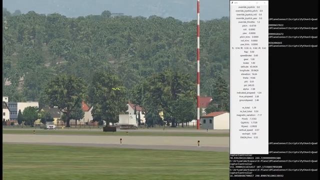X-Plane 11 + X-Plane Connect + Python 3 - QuadCopter Controller смотреть онлайн