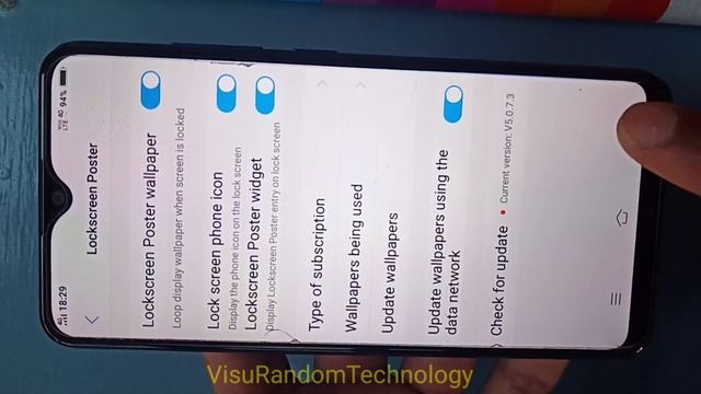Vivo Lockscreen Poster Wallpaper Change Automatically Settings On/Off/ Update New Wallpaper смотреть онлайн