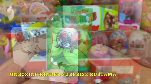 40 Kinder Surprises, Unboxing Eggs Angry birds, Minions, Shopkins, Barboskins, Giant Kinder Maxi смотреть онлайн