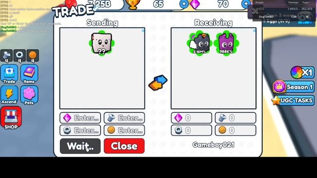 TRADING FROM DOG TO HUGE SUMMER DRAGON!!! [PART ONE]