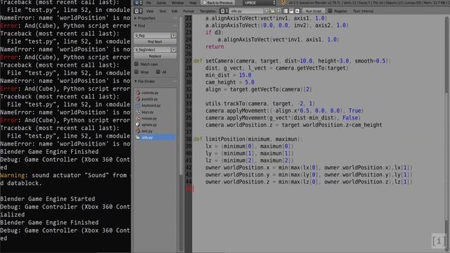 PYTHON para UPBGE - Substituindo actuators смотреть онлайн