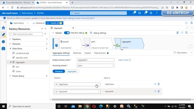 Aggregate Transformation in Azure Data Factory | Aggregate Transformation in adf | adf tutorial 53 смотреть онлайн