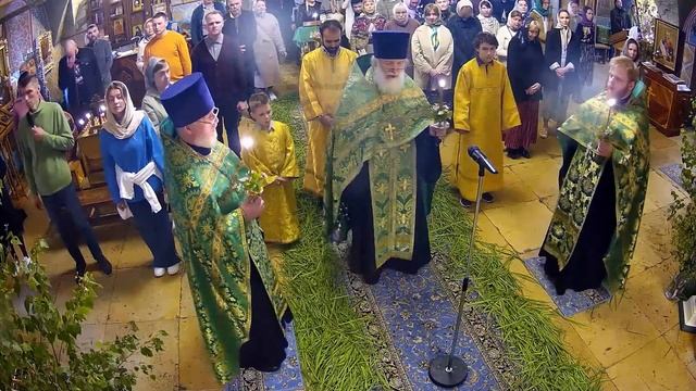 Неделя 8-я по Пасхе. День Святой Троицы. Пятидесятница. Всенощное бдение смотреть онлайн