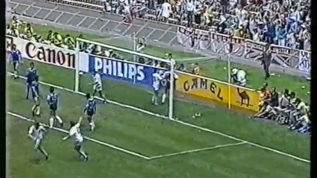 Gary Lineker Scores For England Against Argentina During The 1986 World Cup