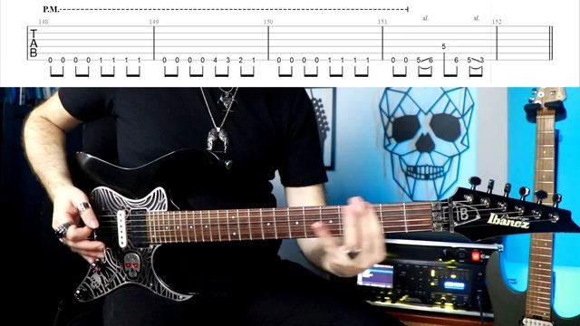 10 Easy & Cool MEGADETH Guitar Riffs | (Tabs) смотреть онлайн