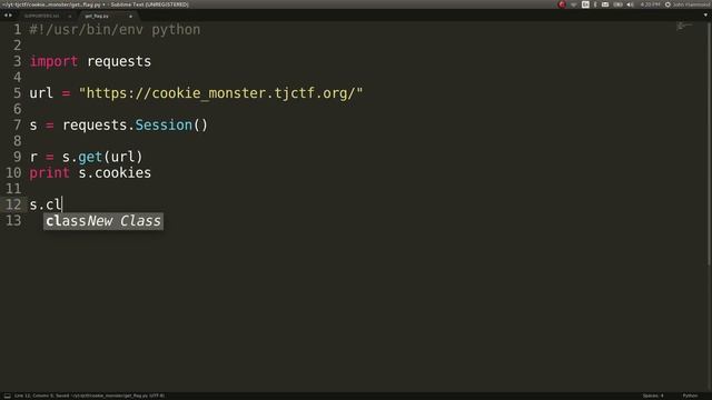 HTTP Cookies | "Cookie Monster" TJCTF 2018 смотреть онлайн