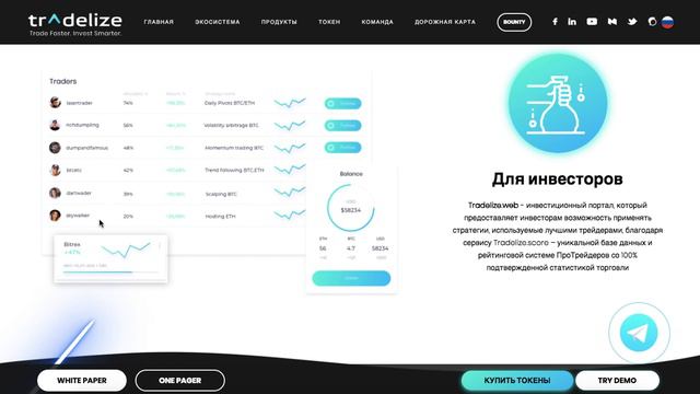 Обзор проекта Tradelize смотреть онлайн