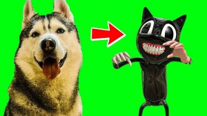 БАНДИТ ПРЕВРАТИЛСЯ В CARTOON CAT !! (Хаски Бублик) Говорящая собака SCP серии
