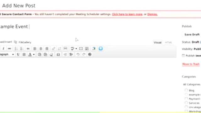 Set up an event with " Event Calendar 3 for PHP 5.3 Plug-in " смотреть онлайн