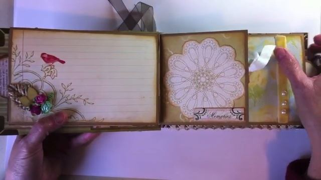 Shabby Chic Paper Bag Mini Album смотреть онлайн