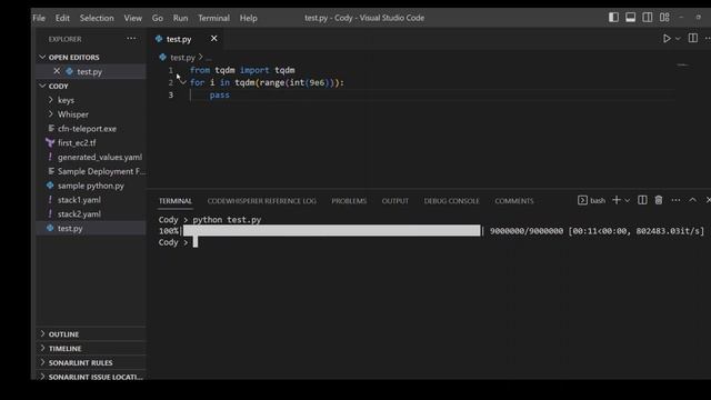 Progress Bar in Python Loop with tqdm смотреть онлайн