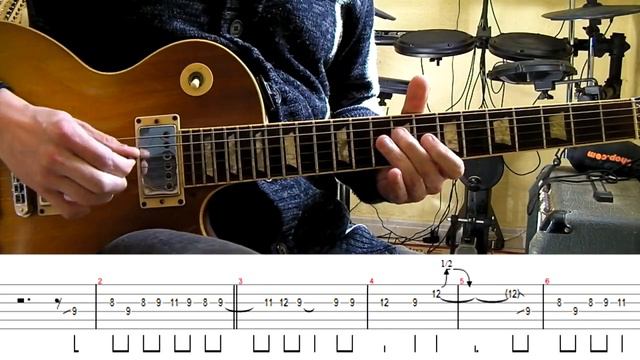 Ghost - Year Zero guitar solo lesson (with tablatures and backing tracks) смотреть онлайн