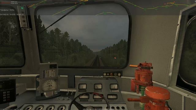 Нелёгкая поездка #1 на тепловозе 2М62 по маршруту Инза - Ульяновск в ZDSimulator смотреть онлайн