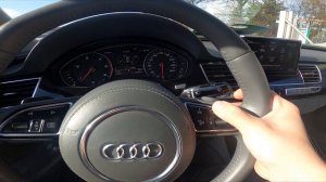Steering Wheel Buttons Description for AUDI A8 D4 ( 2010 – 2017 ) - Steering Wheel Functions
