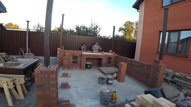 Мангал (печной комплекс) из Кирпича в Ростове (Дружбы). смотреть онлайн