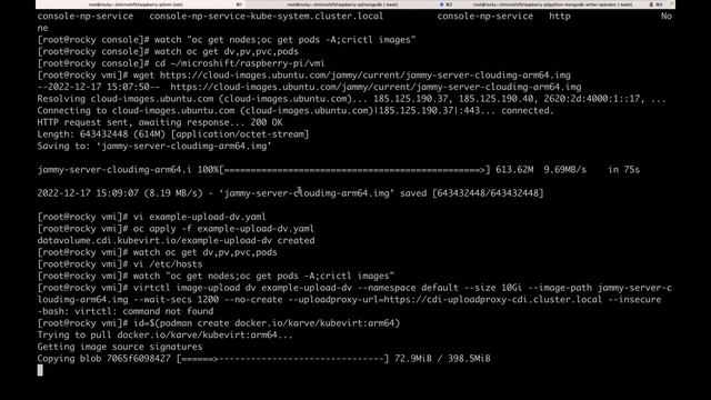 MicroShift with KubeVirt and Containerized Data Importer (CDI) on Raspberry Pi 4 with Rocky Linux 9 смотреть онлайн