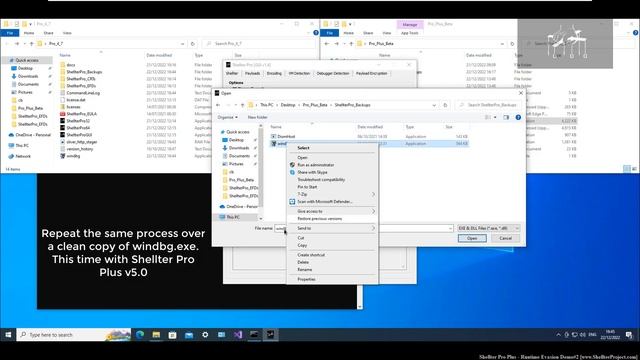 Shellter Pro Plus - Runtime Evasion Demo (Sliver Shellcode) смотреть онлайн