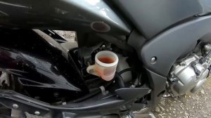 Замена тормозной жидкости Honda CBF600