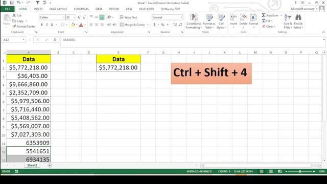Formatting Currency With Excel excel cell formatting | short cuts | keyboard shortcuts |excel смотреть онлайн