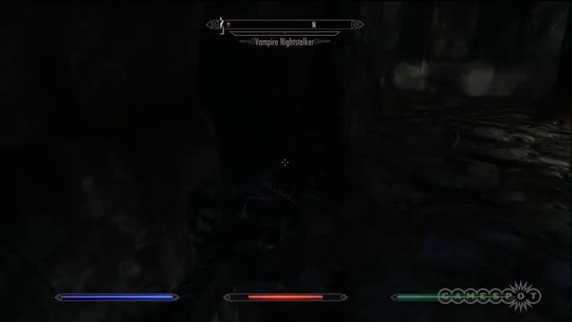 Vampire Infested Cave - Skyrim: Dawnguard Gameplay (Xbox 360)