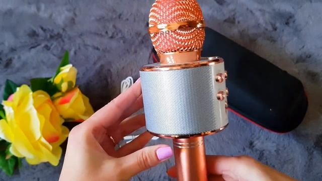 Беспроводной караоке микрофон WS-858 | #Jelena_shoping | #unboxing #2018 смотреть онлайн