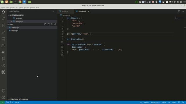 LigeroSmart DEV - Introdução ao Perl - Arrays e comando For смотреть онлайн