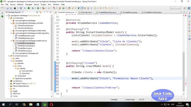 CRUD en Java Spring Boot + Thymeleaf y MySQL (Llenar Select Ciudades desde BD) Parte 9 смотреть онлайн