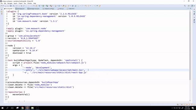 [Live Coding] Setup/Build Springboot + React using Webpack in easy steps! (2020) смотреть онлайн