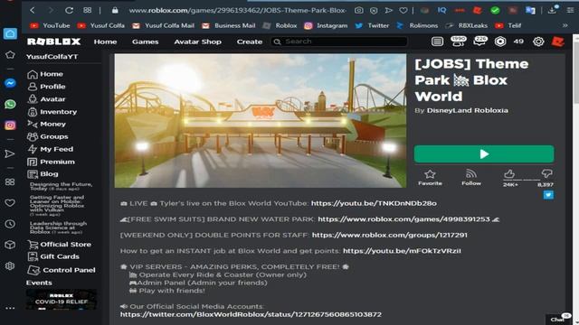 ROBLOX'DA BEDAVA VIP SERVER ALINABİLEN 15 OYUN !! (KAÇIRMAYIN) | Vip Servers Games | Roblox Türkçe смотреть онлайн