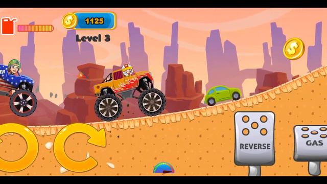 VLAD & NIKI CUSTOM MONSTER TRUCK FOR RACE LEVEL 4 | CAR CARTOON GAME | KARTUN MOBIL #vladandniki смотреть онлайн