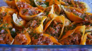 Ужин в Духовке с Фаршем Я НЕ МОГУ ПЕРЕСТАТЬ ЕГО ГОТОВИТЬ!!! Фаршированные Ракушки