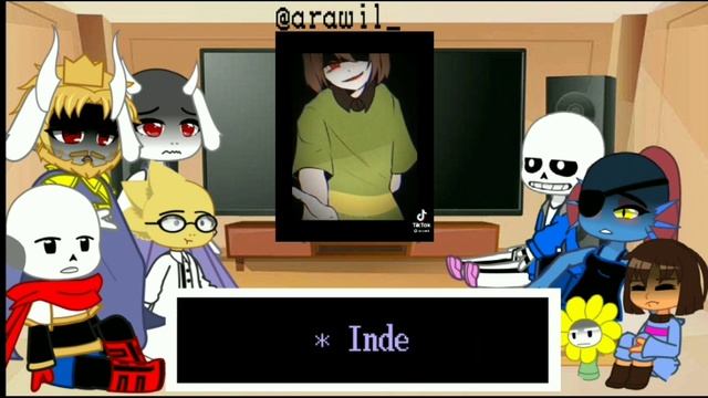 *[Undertale react to Chara]* ||Gacha Club|| AU || смотреть онлайн