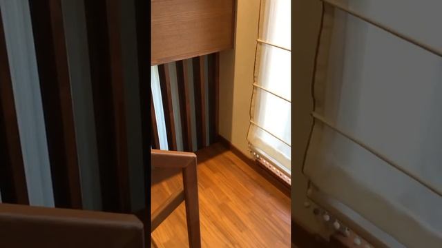 Лестница в Шымкенте на заказ из натурального дерева (массив карагача) смотреть онлайн