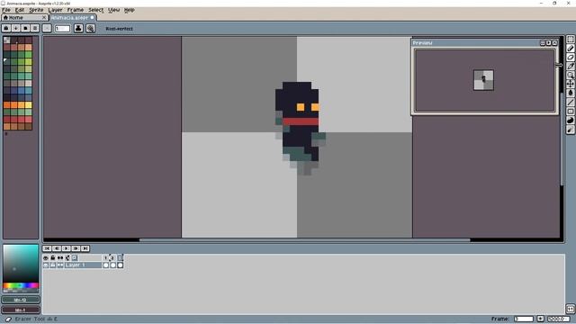 Анимация бега | Aseprite | Pixel art смотреть онлайн