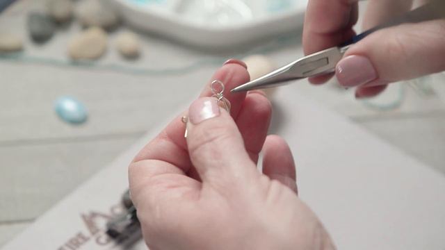 Simple Larimar and Crystal Earrings смотреть онлайн