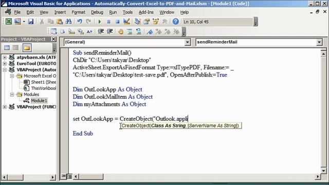 Automate Excel To PDF & Send PDF Document As Mail Attachment смотреть онлайн