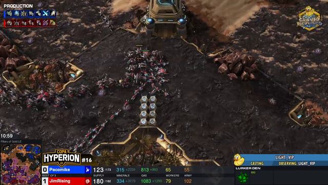 JimRising vs Pacomike - ZvP | Copa Hyperion #16 | Biweekly LatAm StarCraft 2 Tournament смотреть онлайн