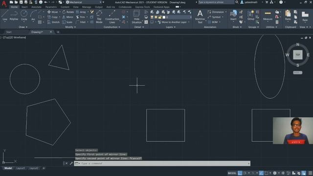 #01 How to use Modify Tools in AutoCAD 2021|| how they working || MECHANIZED for designer's|| смотреть онлайн
