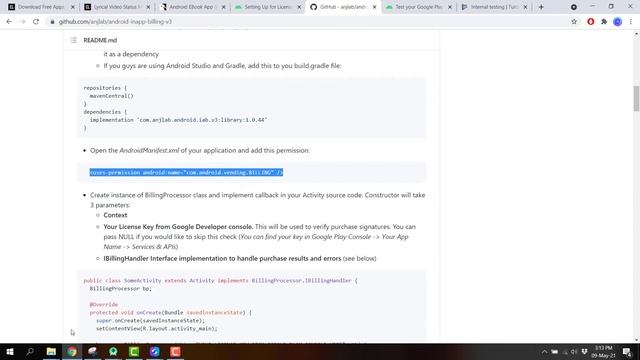 In-app purchases Google Play Billing API (Complete Tutorial) Part 01 смотреть онлайн