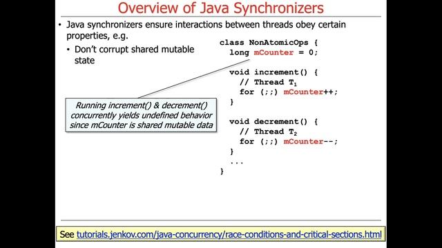 Overview of Java Synchronizers смотреть онлайн