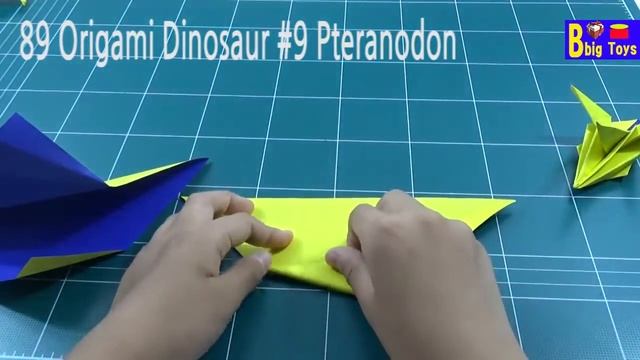 origami dinosaur #9 Pteranodon origami смотреть онлайн