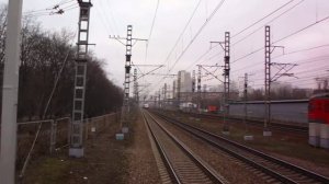 Высокоскоростной «Сапсан» в Останкино и отправление ЭТ2М на Тверь